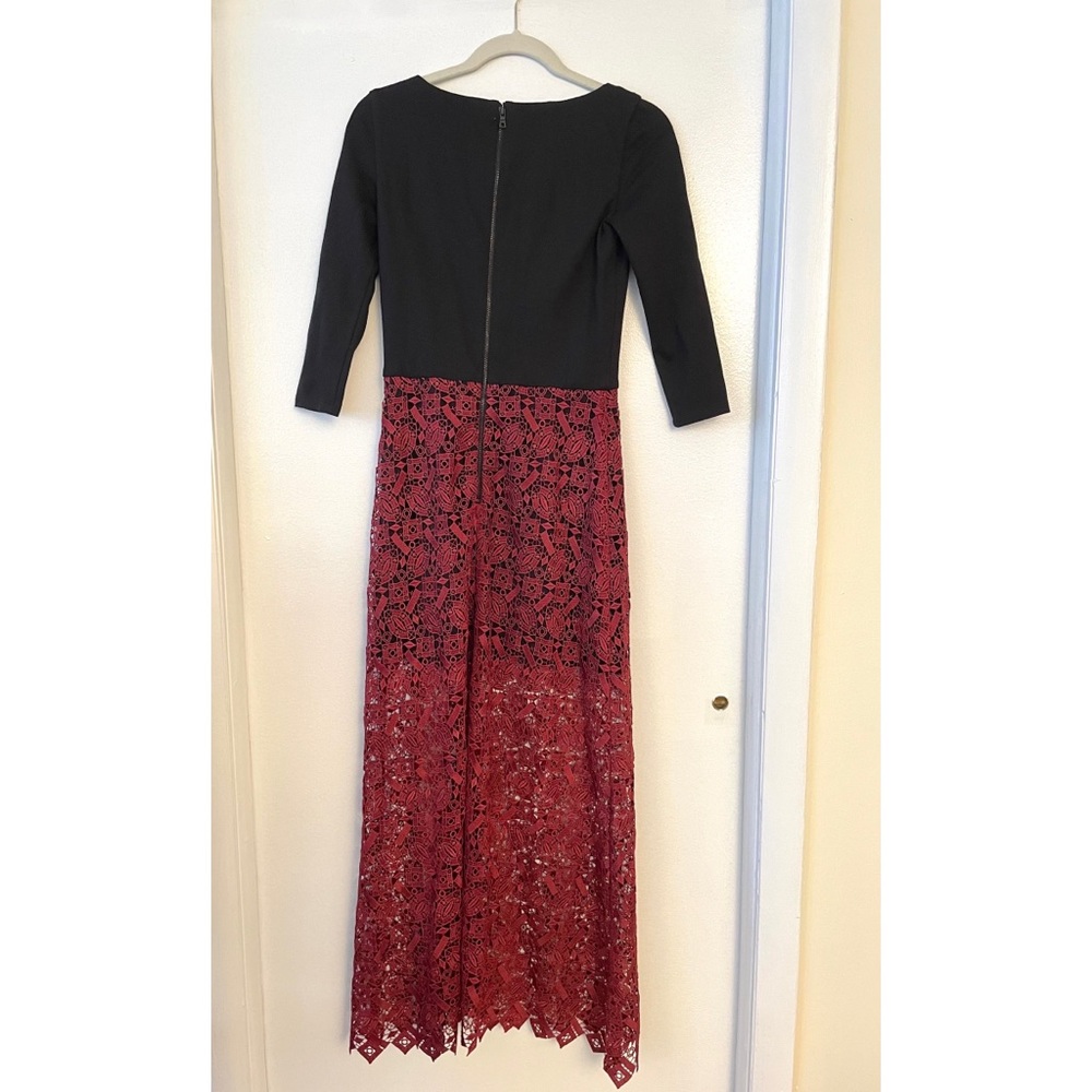 Alice + Olivia Lace Bottom Maxi Dress NWOT - Picture 2 of 5